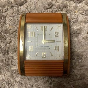Vintage Westclox travel alarm clock